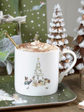 Sophie Allport White Festive Forest Mug