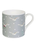 Sophie Allport Grey Night Owl Coloured Mug