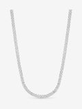 Jon Richard Silver Tone Cubic Zirconia Baguette Necklace