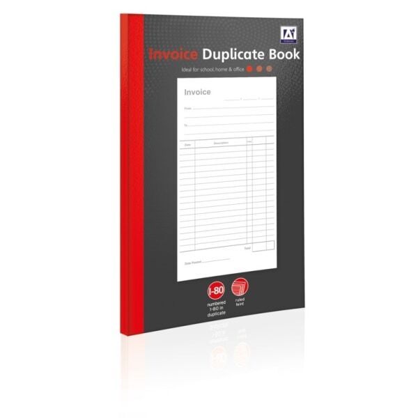 A Star Invoice Duplicate Book (21 x 13cm) - McGrocer