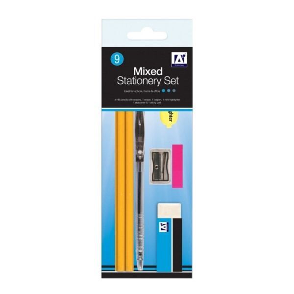 A Star Mixed Stationery Set (9 Pieces) - McGrocer