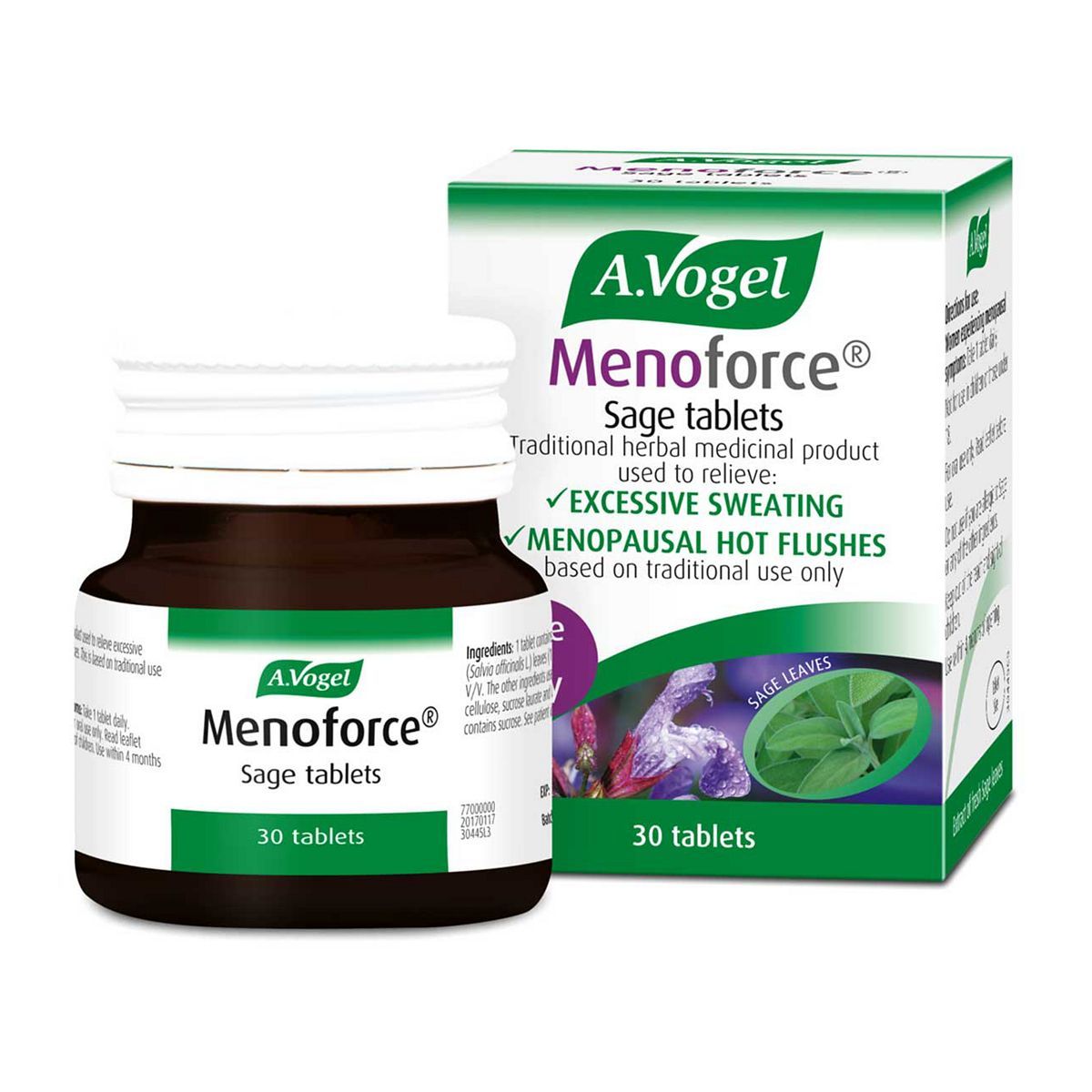 A. Vogel Menoforce Sage 30 tablets - McGrocer
