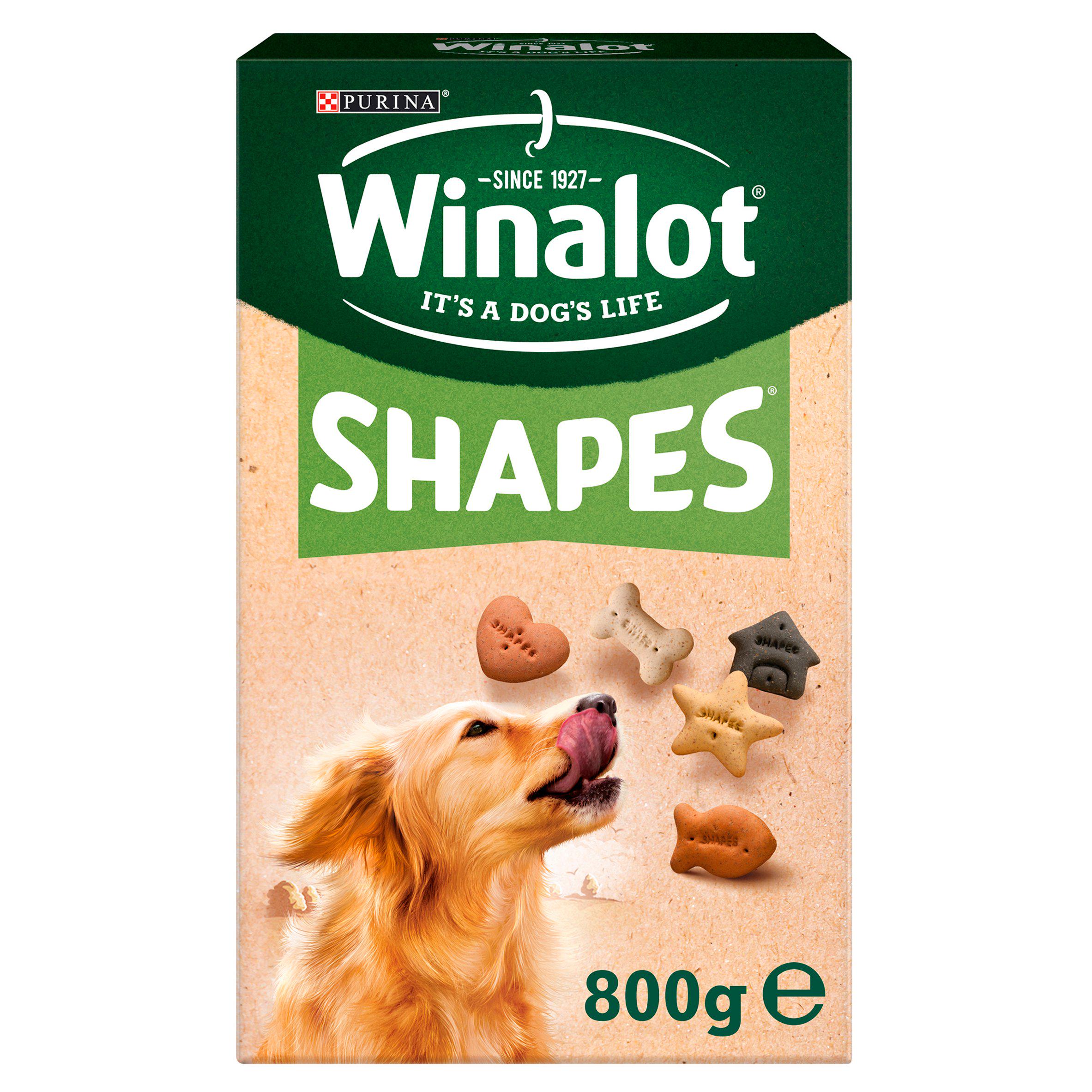 Winalot Shapes Dog Treat Biscuits 800g Dog biscuits Sainsburys