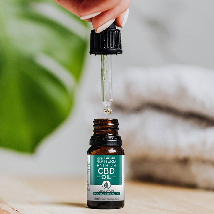 Holistic Herb Premium CBD Oil Double Strength 15ml - McGrocer