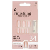 Superdrug Finishing Touches Glazed Pink Oval Nail GOODS Superdrug