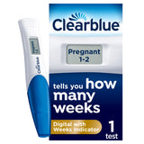 Clearblue Pregnancy Test With Weeks Indicator, Tells You How Many Weeks, 1 Digital Test - McGrocer