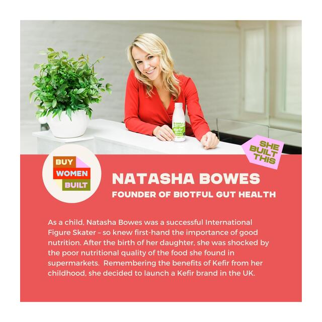 Biotiful Honey & Ginger Kefir 250ml - McGrocer