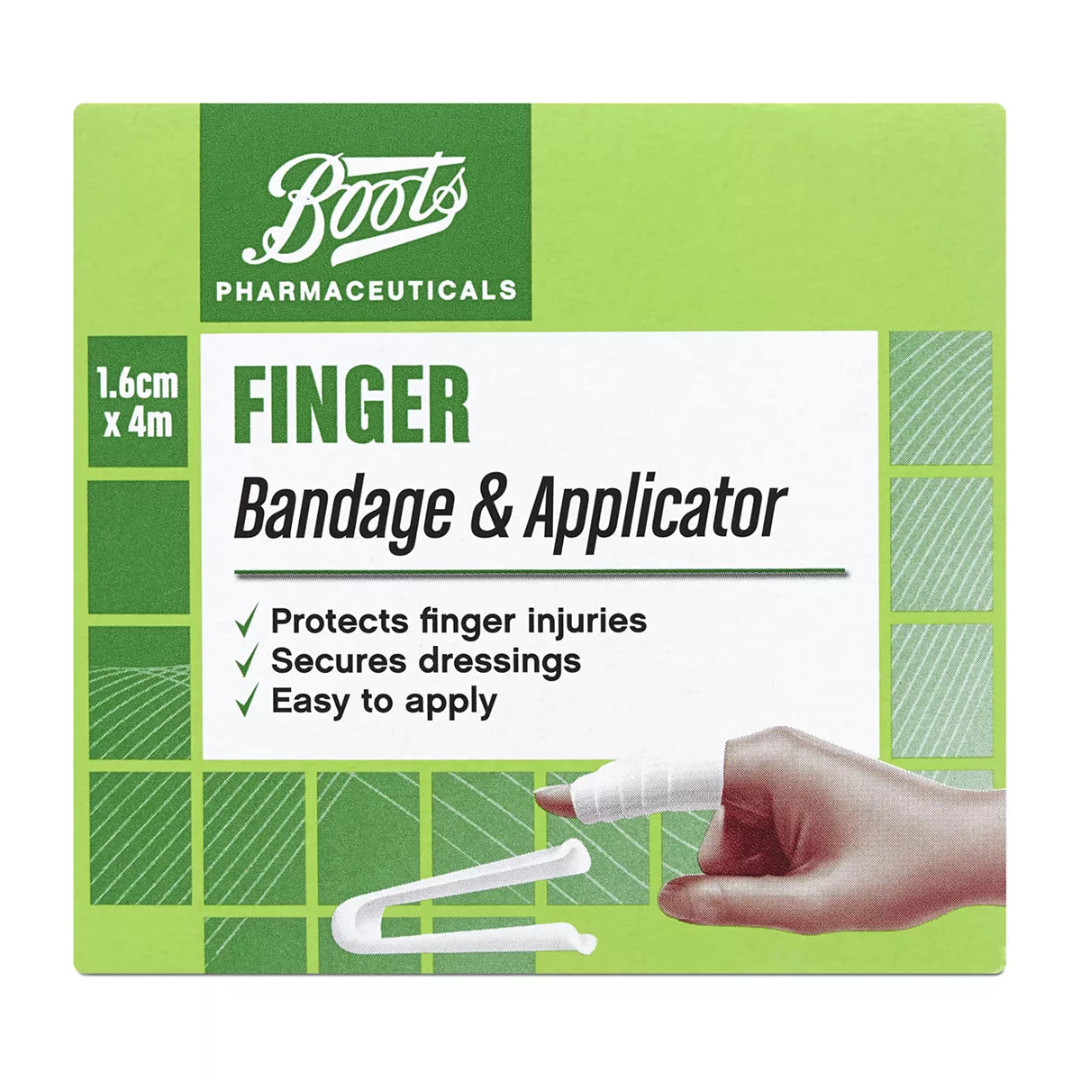 Boots Finger Bandage and Applicator (1.6cm x 4m) - McGrocer
