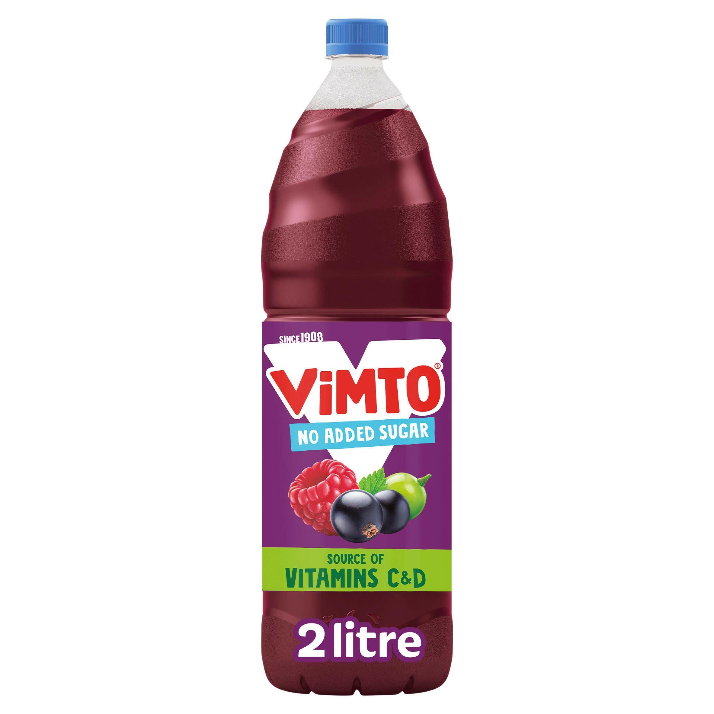 Vimto No Added Sugar Real Fruit Squash 2L Squash Sainsburys