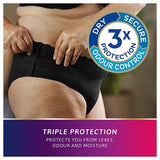 TENA Silhouette Normal Black Incontinence Pants Size Large 9 pack GOODS Superdrug