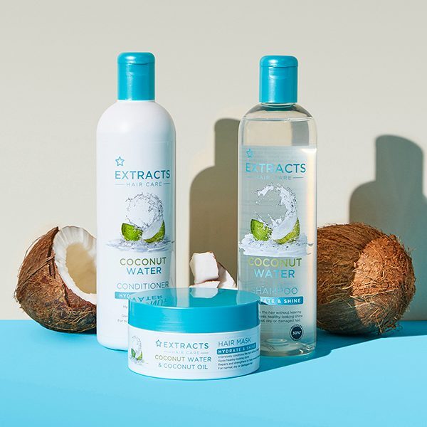 Superdrug Hydrate & Shine Hair Mask with Coconut Water GOODS Superdrug