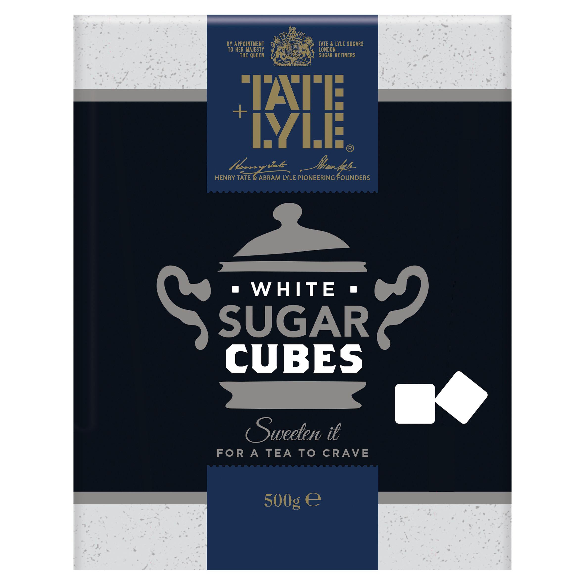 Tate & Lyle Fairtrade Cane Sugar White Cubes 500g Granulated sugar Sainsburys