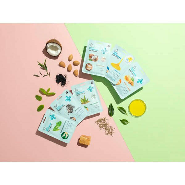 Superdrug Coconut Oil Pampering Foot Mask with Foot Socks GOODS Superdrug