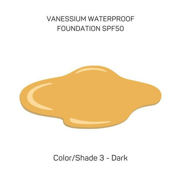Vanessium Waterproof Foundation SPF50 / Shade 3-03 30ml GOODS Superdrug