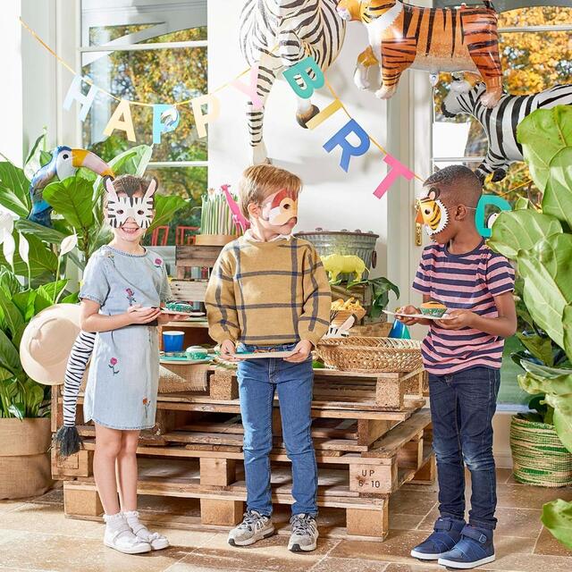 Talking Tables Kids Animal Masks 8 per pack - McGrocer