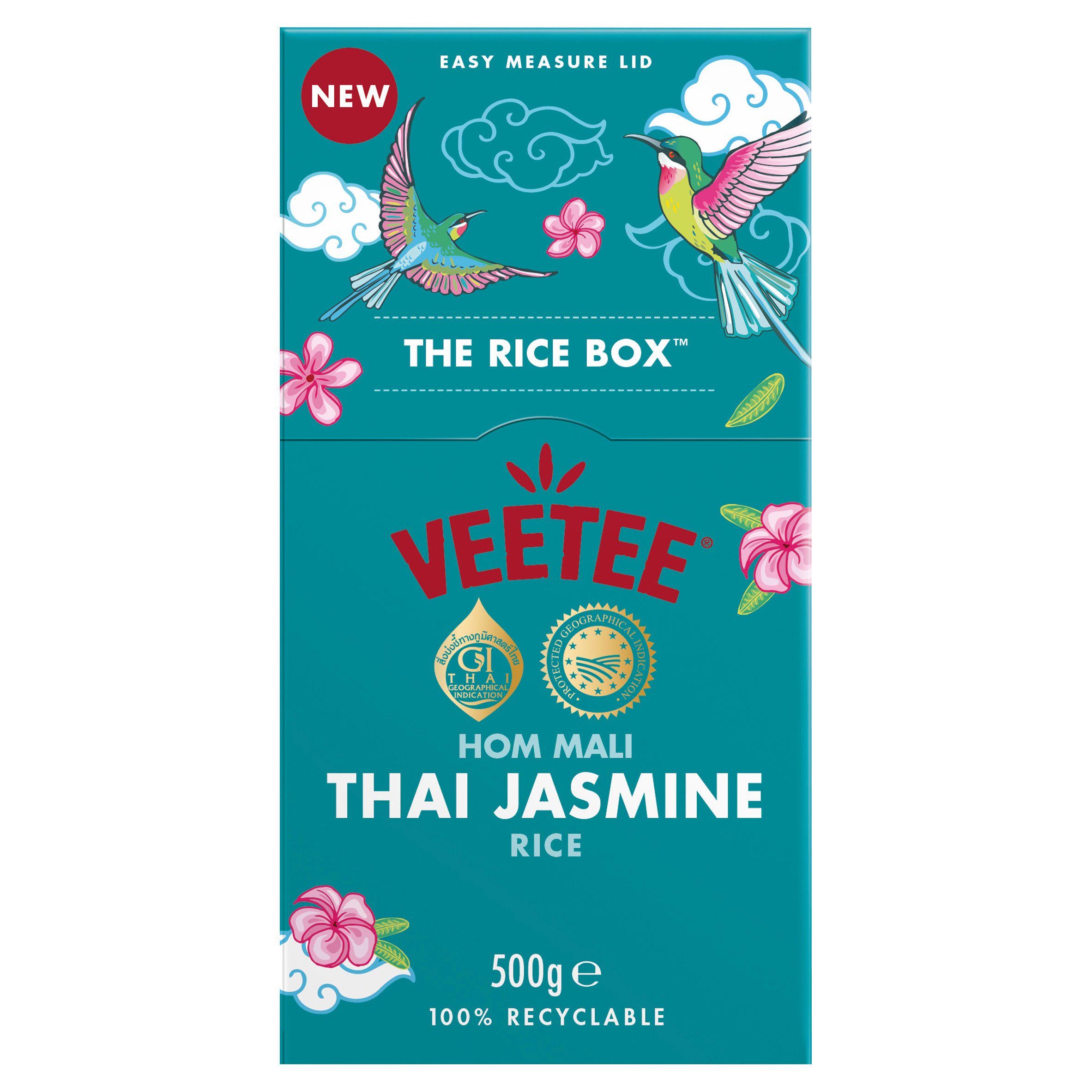 Veetee The Rice Box Hom Mali Thai Jasmine Rice 500g GOODS Sainsburys