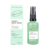 UpCircle Hand + Body Wash with Kiwi Water-Travel Size-50ml GOODS Superdrug