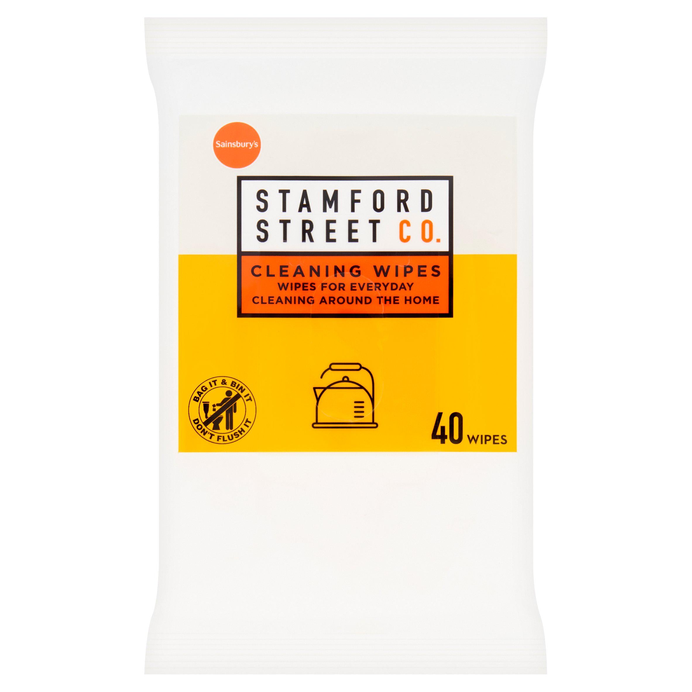 Stamford Street Co. Cleaning Wipes x40 essentials Sainsburys