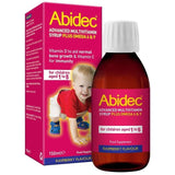 Abidec Advanced Raspberry Multivitamin Syrup   150ml - McGrocer