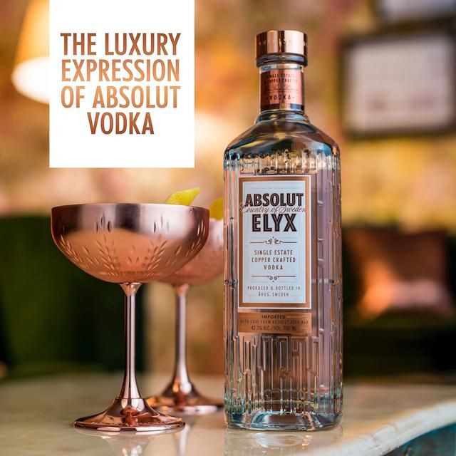 Absolut Elyx Single Estate Premium Swedish Vodka   70cl - McGrocer