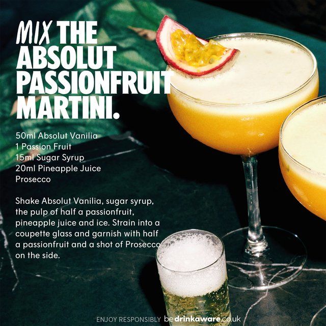 Absolut Vanilia Vanilla Flavoured Swedish Vodka 70cl - McGrocer