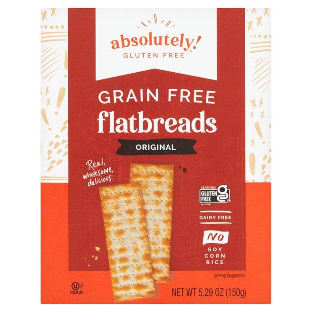 Absolutely Gluten Free Flatbreads Original 150g - McGrocer