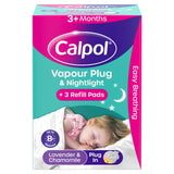Calpol Vapour Plug In & Nightlight 3+ Months Plug & 3 Refills - McGrocer
