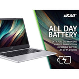 Acer 314, Intel Pentium Silver N6000, 4GB RAM, 128GB eMMC, 14 Inch Chromebook NX.K04EK.004 - McGrocer