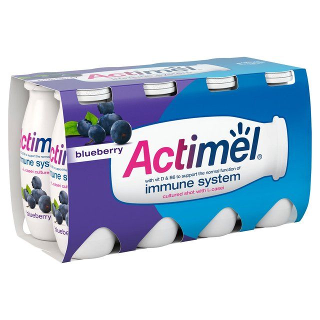 Actimel Blueberry Cultured Yoghurt Drink   8 x 100g - McGrocer
