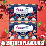 Actimel Plus 100% Vitamin D Mango & Turmeric Immunity Yoghurt Drink   8 x 100g - McGrocer