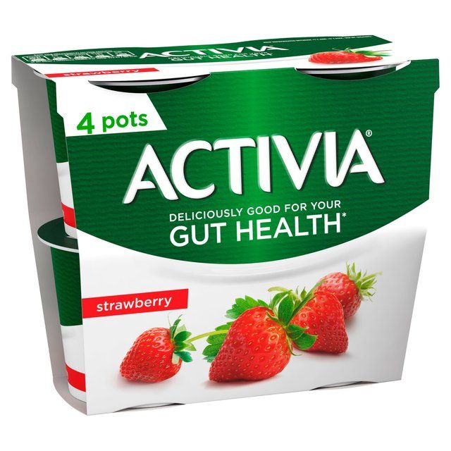 Activia Strawberry Fruit Yoghurt 4 x 115g - McGrocer