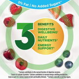 Activia Strawberry Raspberry Cherry & Blueberry No Added Sugar Fat Free 8 x 115g - McGrocer