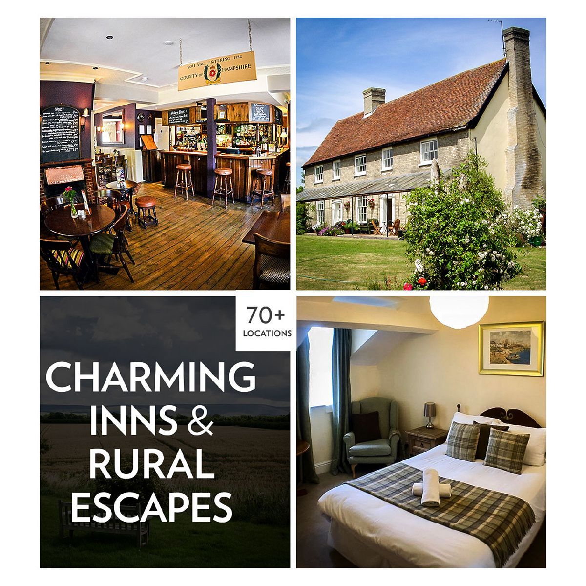Activity Superstore Charming Inns and Rural Escapes Gift Experience - McGrocer