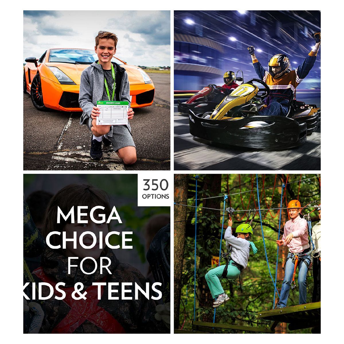 Activity Superstore Mega Choice Gift Experience Voucher for Kids and Teens - McGrocer