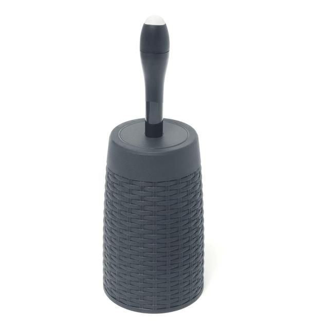 Addis Charcoal Rattan Toilet Brush - McGrocer