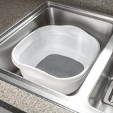 Addis Premium Soft Touch Washing Up Bowl White / Grey - McGrocer