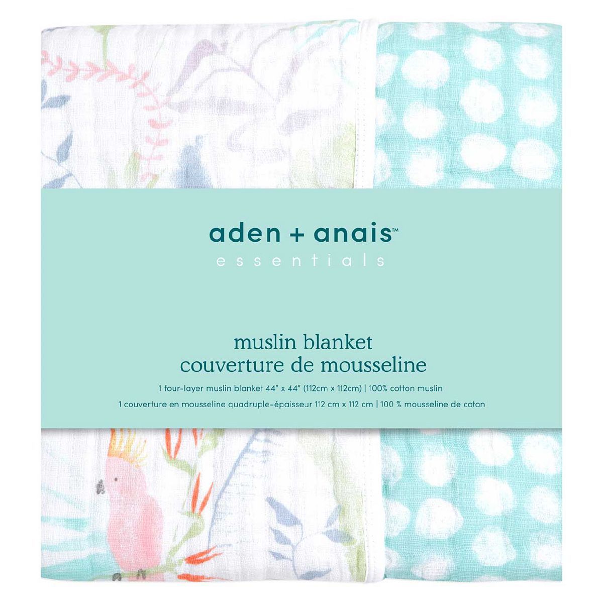aden + anais™ Essentials Cotton Muslin Blanket Tropicalia - McGrocer