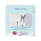 Aden+Anais essentials easy swaddle wrap 1.0 TOG 3 pack toile (0-3months) 3 per pack - McGrocer