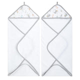 Aden + Anais Hooded Towel Dumbo 2 per pack - McGrocer