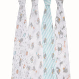 Aden + Anais Muslin Swaddle Blankets Dumbo 4 per pack - McGrocer