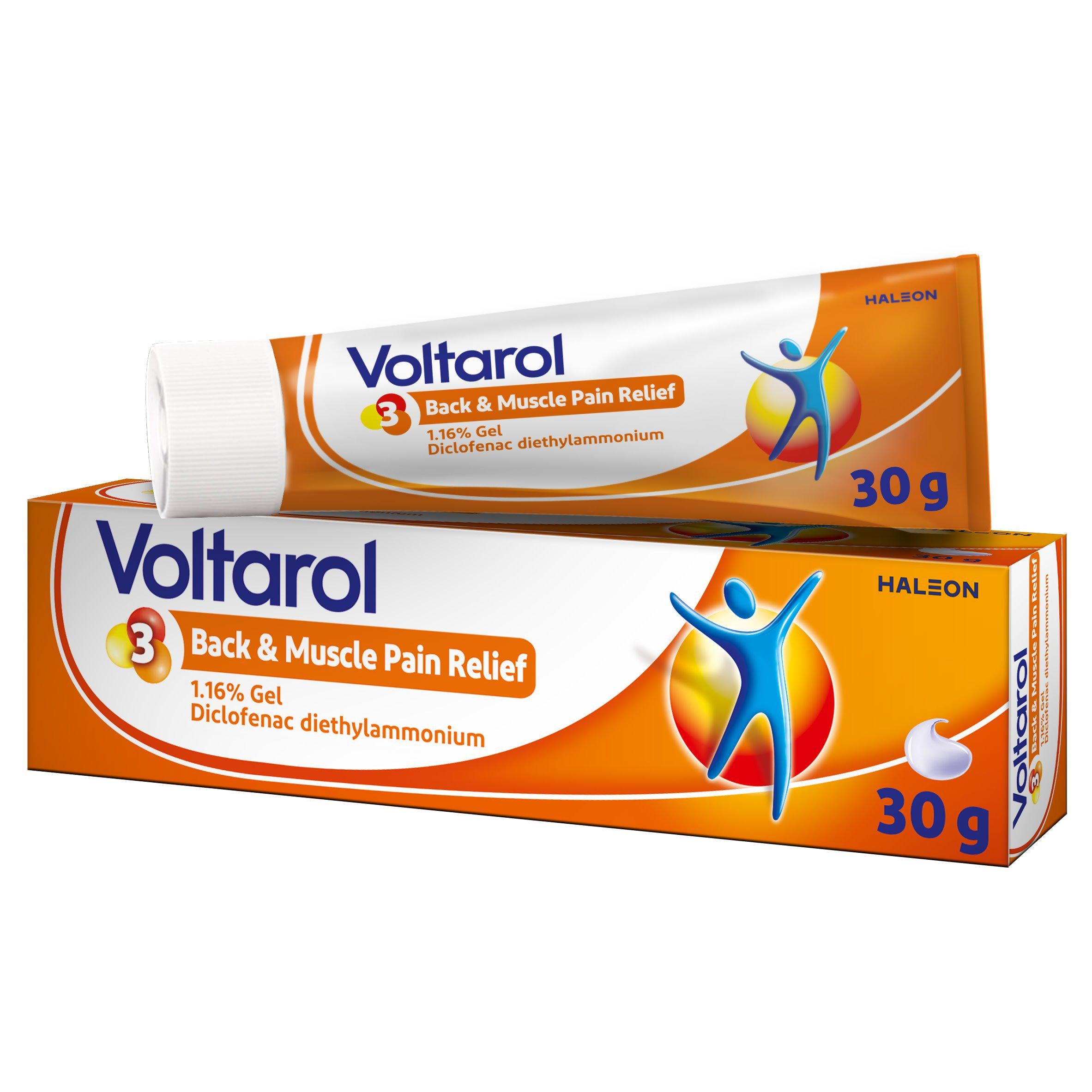 Voltarol Back and Muscle Pain Relief 1.16% Gel 30g pain relief Sainsburys