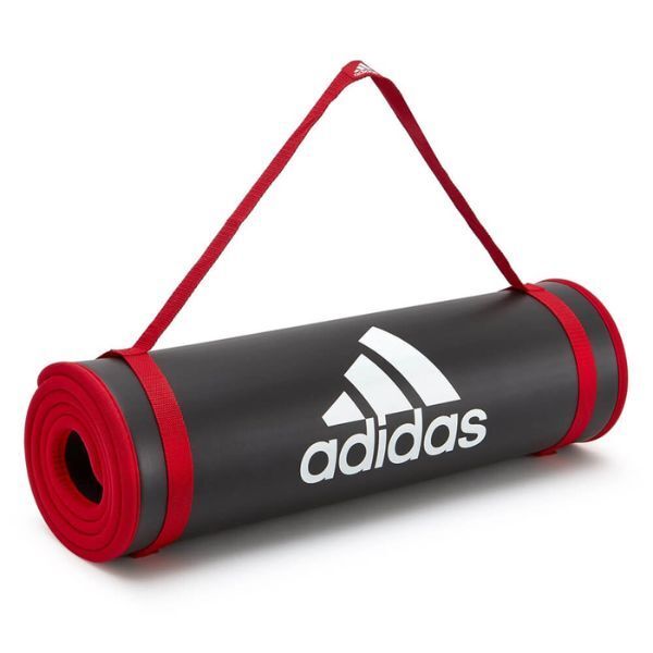 Adidas 10mm Training Exercise Mat - Red - McGrocer