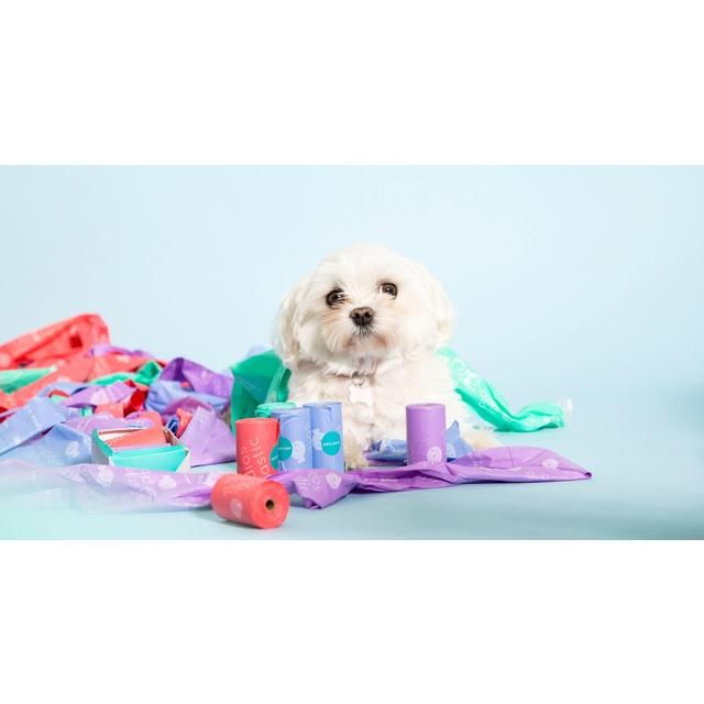 Adios Compostable Dog Poo Bags - Rainbow 60 per pack - McGrocer