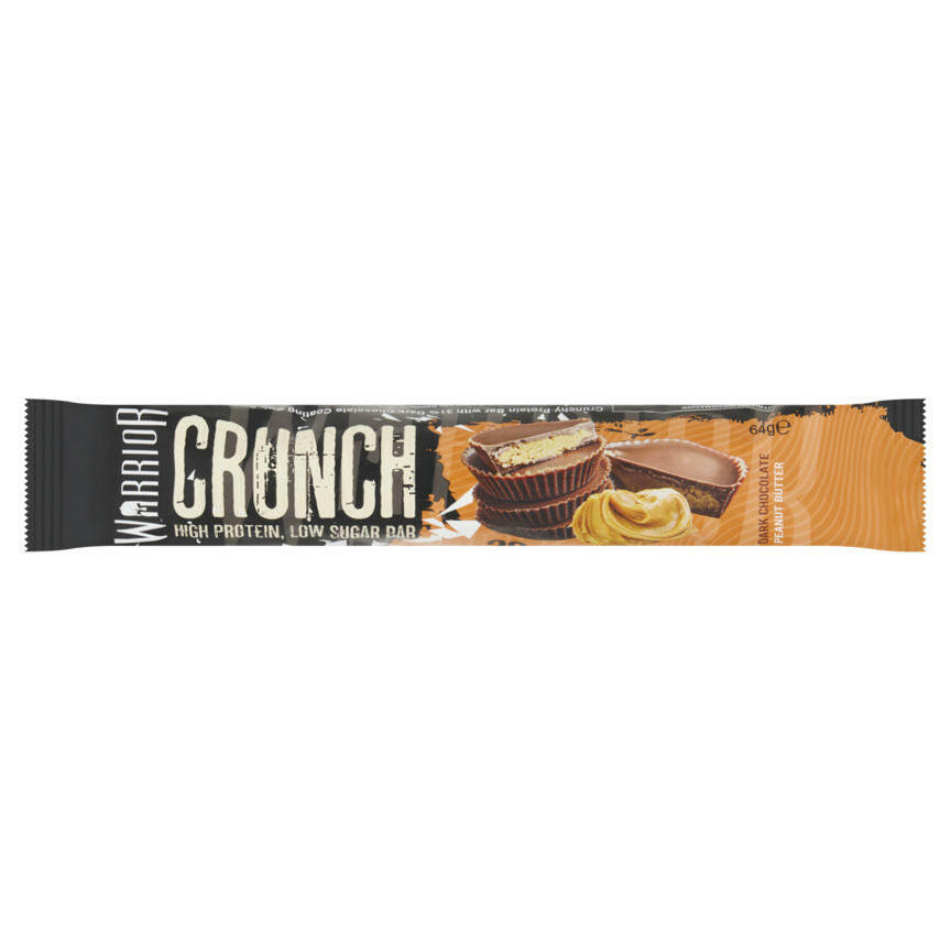 Warrior Crunch Dark Chocolate Peanut Butter Flavour Sports Nutrition ASDA