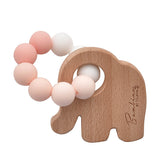 Bambino Elephant Teething Toy Pink - McGrocer