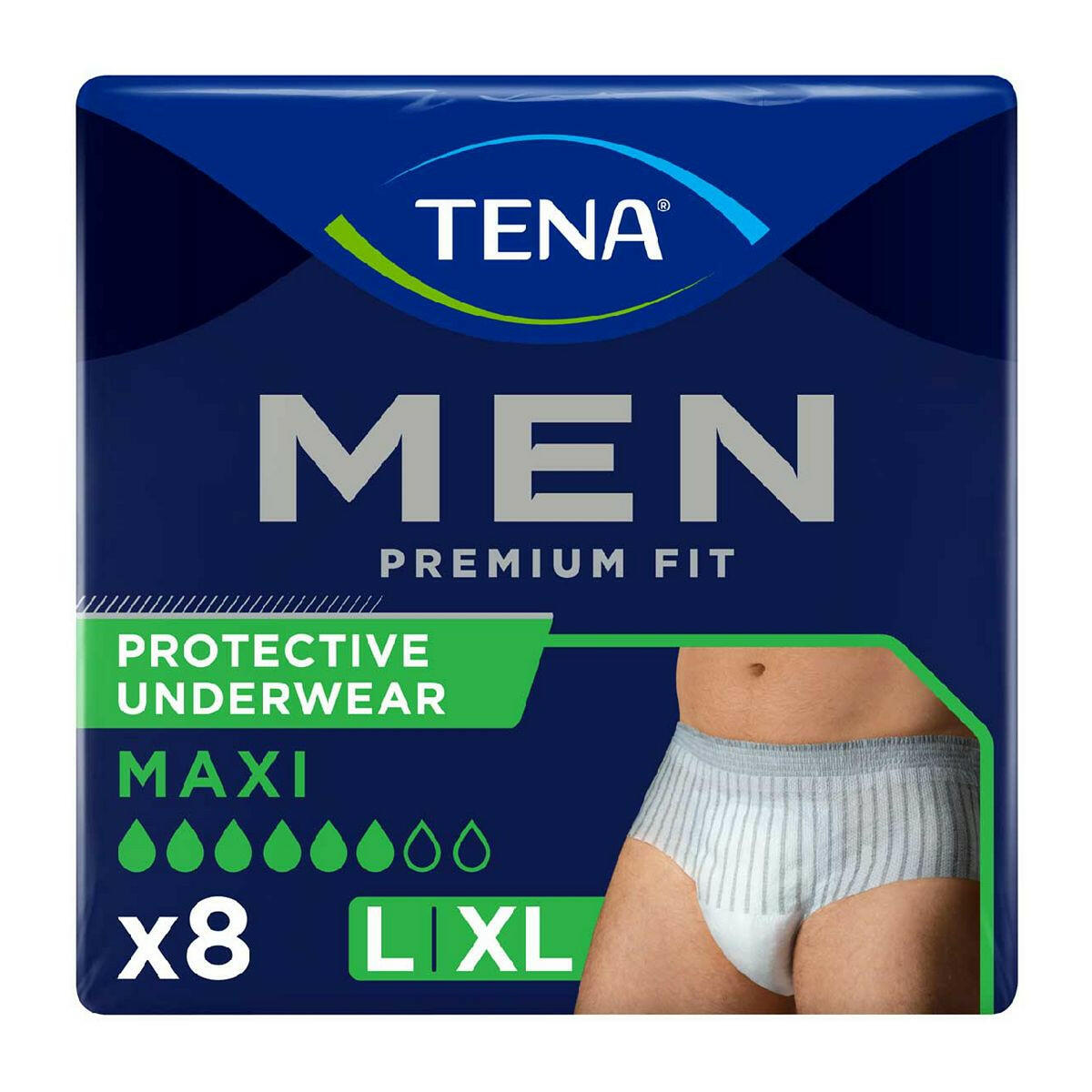 Tena Men Premium Fit Pants large - 8 pants GOODS Boots