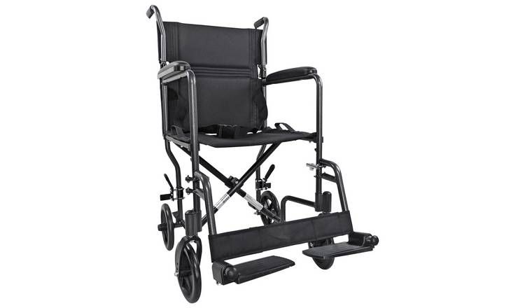 Aidapt Compact and Lightweight Aluminium Travel Wheelchair - McGrocer