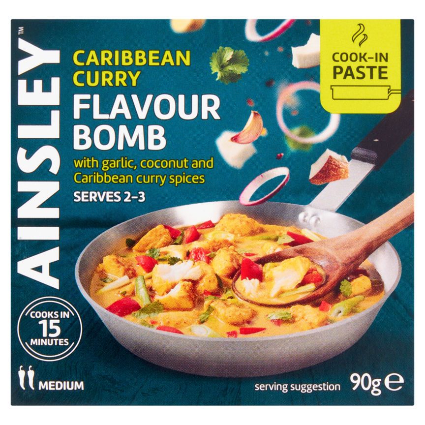 Ainsley Caribbean Curry Flavour Bomb 90g - McGrocer
