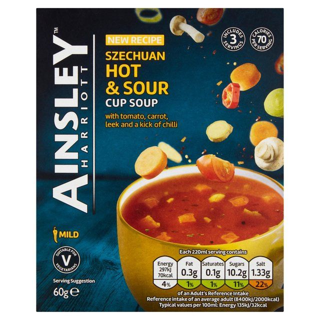 Ainsley Harriott Szechuan Hot & Sour Cup Soup 60g - McGrocer