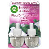 Air Wick Air Freshener Plug In Refill Smooth Satin & Moon 2x19ml - McGrocer